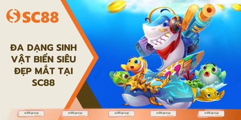 Đa dạng sinh vật biển siêu đẹp mắt tại SC88